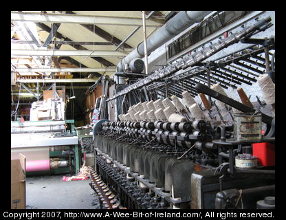 Machinery at the Kerry Woolen Mills.