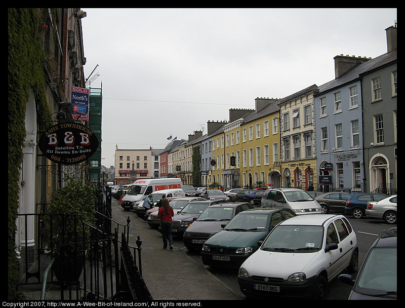A busy street in Tralee, Kerry.