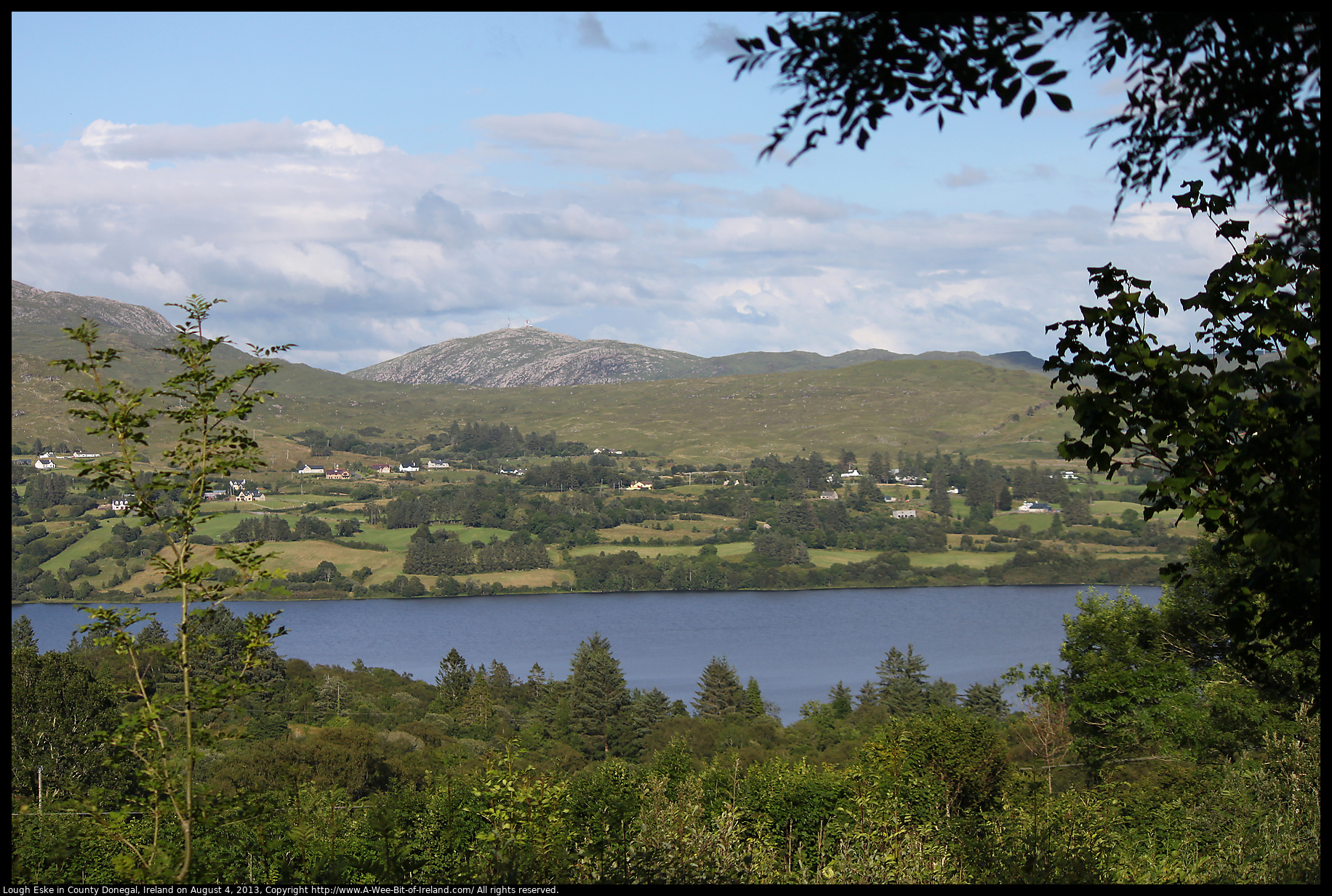 Lough Eske in County Donegal, Ireland on August 4, 2013