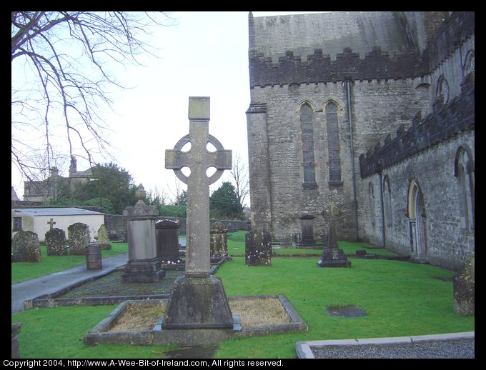 Celtic Cross at St. Canice's in Kilkenny