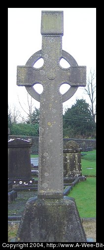 Celtic Cross at St. Canice's in Kilkenny