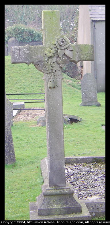 ancient cross at St. Canice in Kilkenny