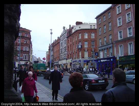 A street in Dublin.