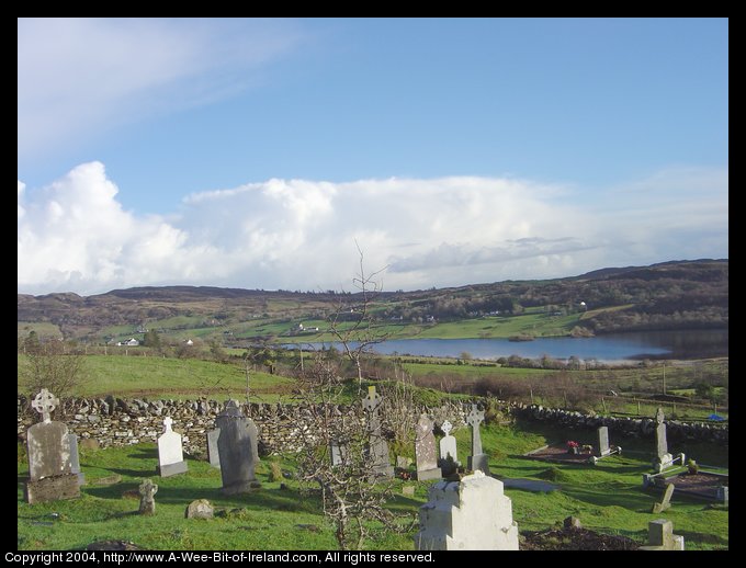 Graveyard where O'Donnell chieftains of Donegal are buried