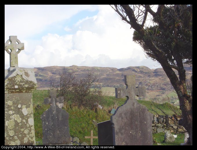Graveyard where O'Donnell chieftains of Donegal are buried