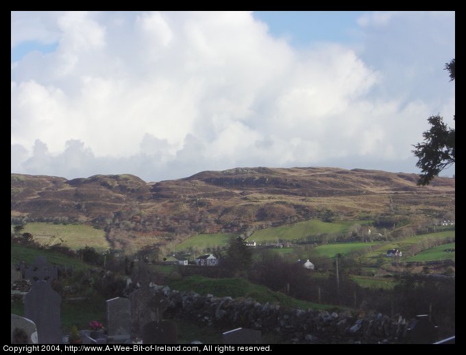 Graveyard where O'Donnell chieftains of Donegal are buried