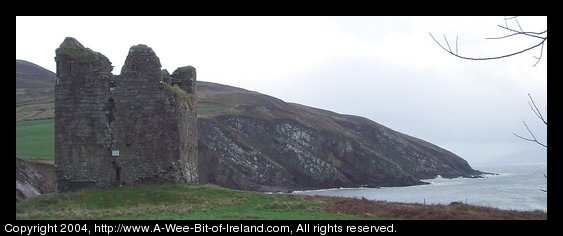 Ruins of Castle at Minard in County Kerry