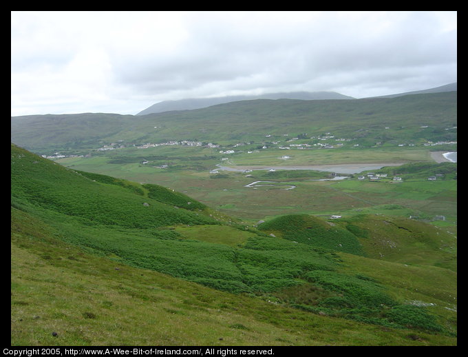 The view from Beefan and Garveross Mountain.