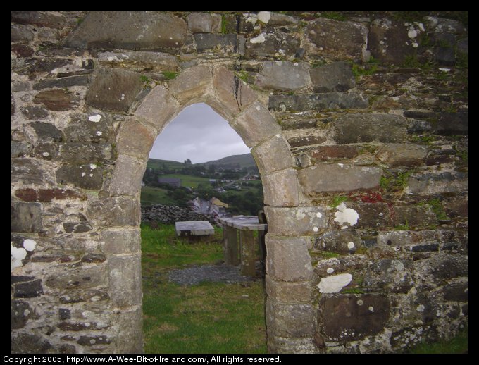 Kilcar, Donegal seen from St. Cartha's