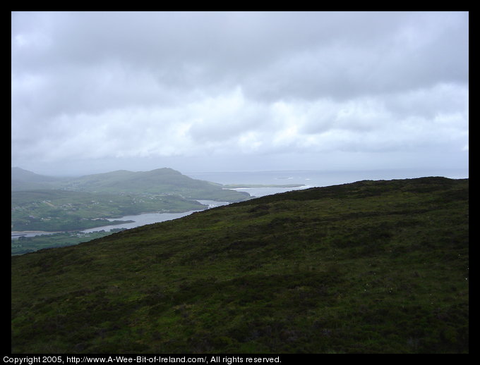 Near the Slieve League sea cliffs, looking east.