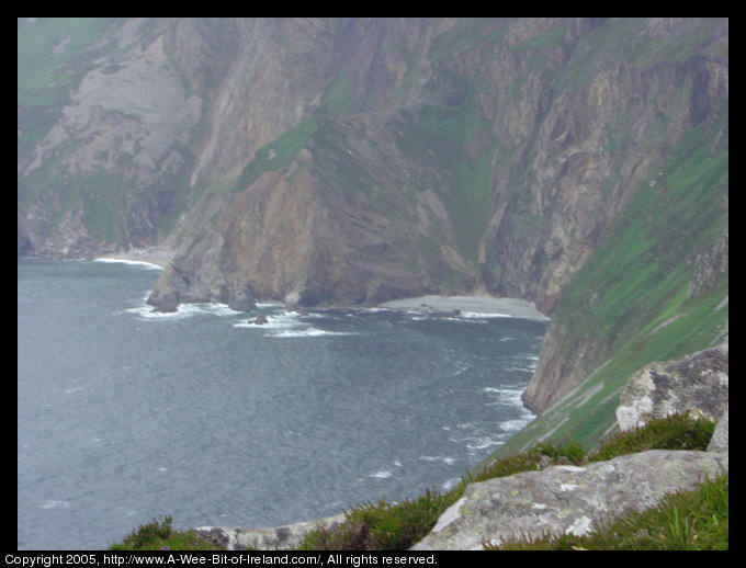 Slieve League sea cliffs.